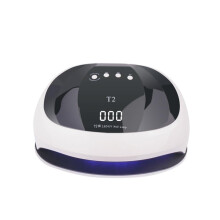 72W UV LED Nail Lamp with Smart Sensor for Fast Curing Gel Nails, DualHand Professional Dryer
