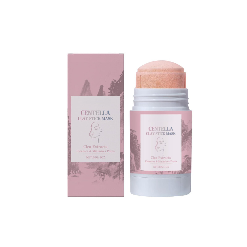 Clay Mask Stick with Kaolin for Deep Pore Cleansing, Oil Control and Skin Refinement, 1PCS