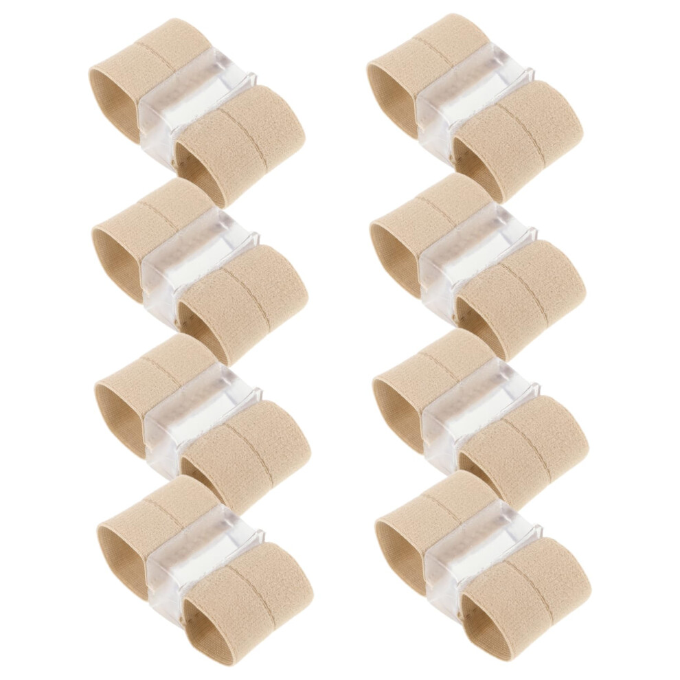 Bunion Corrector Toe Separator for Women, Silicone Dual Hole Toe Alignment and Pain Relief 8pcs