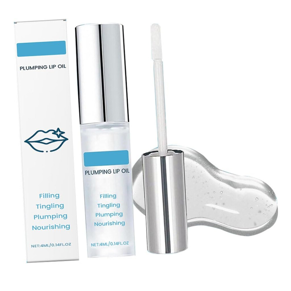 Hydrating Lip Oil and Moisturizing Lip Balm 2pcs Set for LongLasting Smooth Soft Lips
