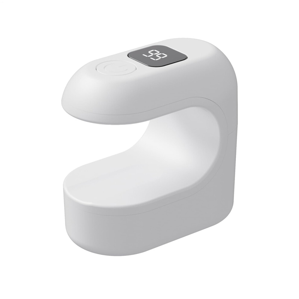 UV Nail Lamp LED Nail Dryer for Single Finger Fast Gel Curing, USB Rechargeable with Timer