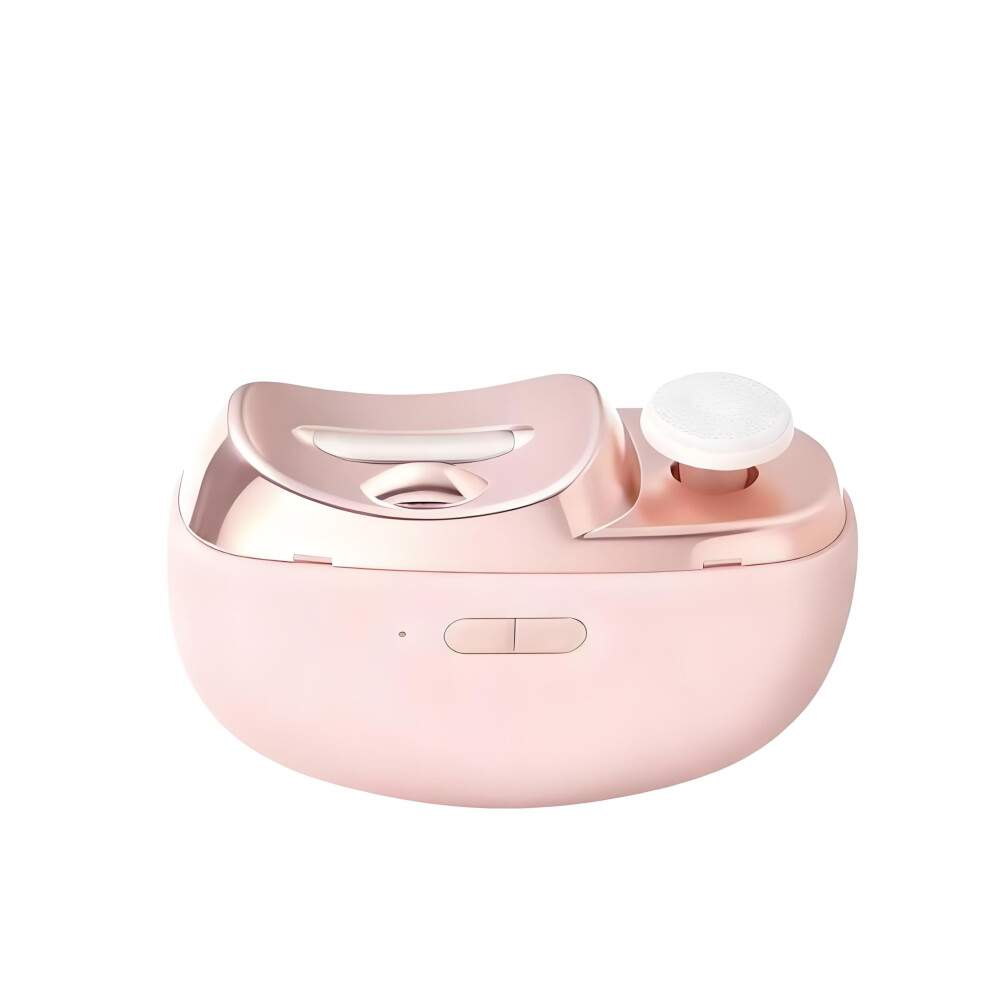 Electric Nail Clipper for Seniors with LED Light, Automatic Toenail Trimmer and Grinder Pink
