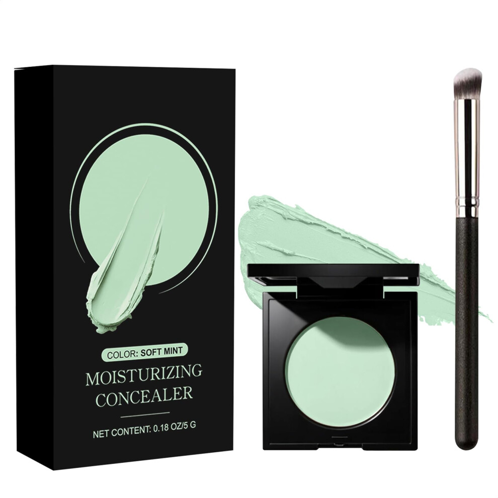 Under Eye Brightener Color Correcting Concealer for Dark Circles Light to Medium Skin Mint