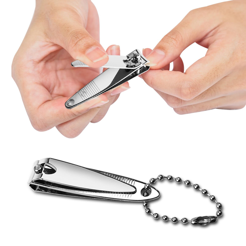 Nail Clippers Set with 15mm Wide Jaw Opening, Stainless Steel Toenail Clippers for Thick Nails