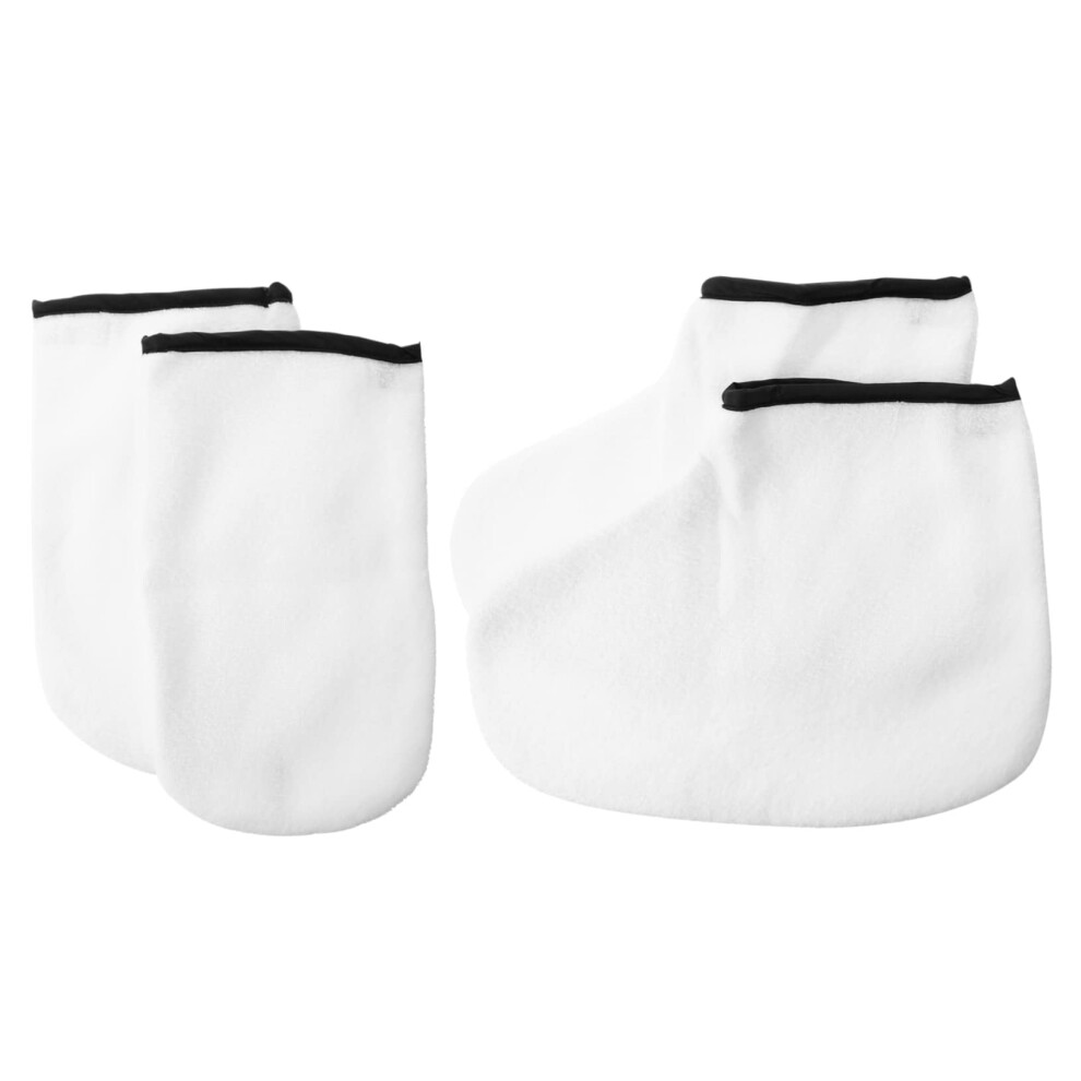 Paraffin Wax Gloves for Hands and Feet with Deep Hydration and Heat Therapy, 2 Pairs