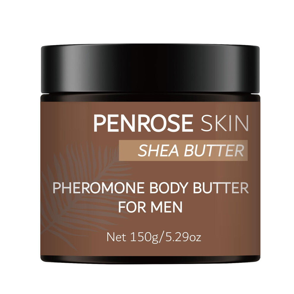 Men's Tobacco Vanilla Pheromone Body Butter Deep Hydration LongLasting Scent Travel Size 1PC