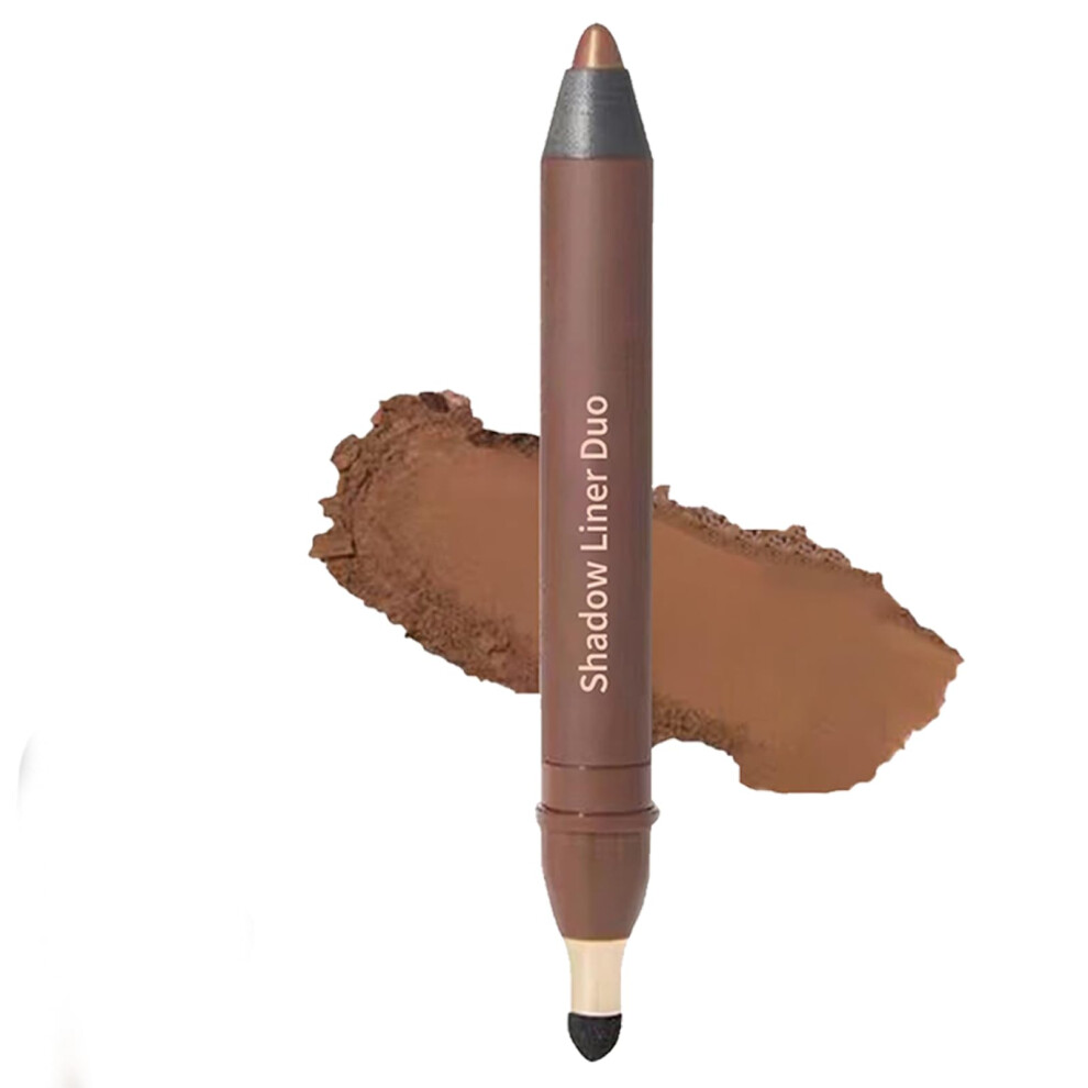 Waterproof DualEnded Eyeliner and Eyeshadow Stick, LongLasting SmudgeProof 2in1 Pen