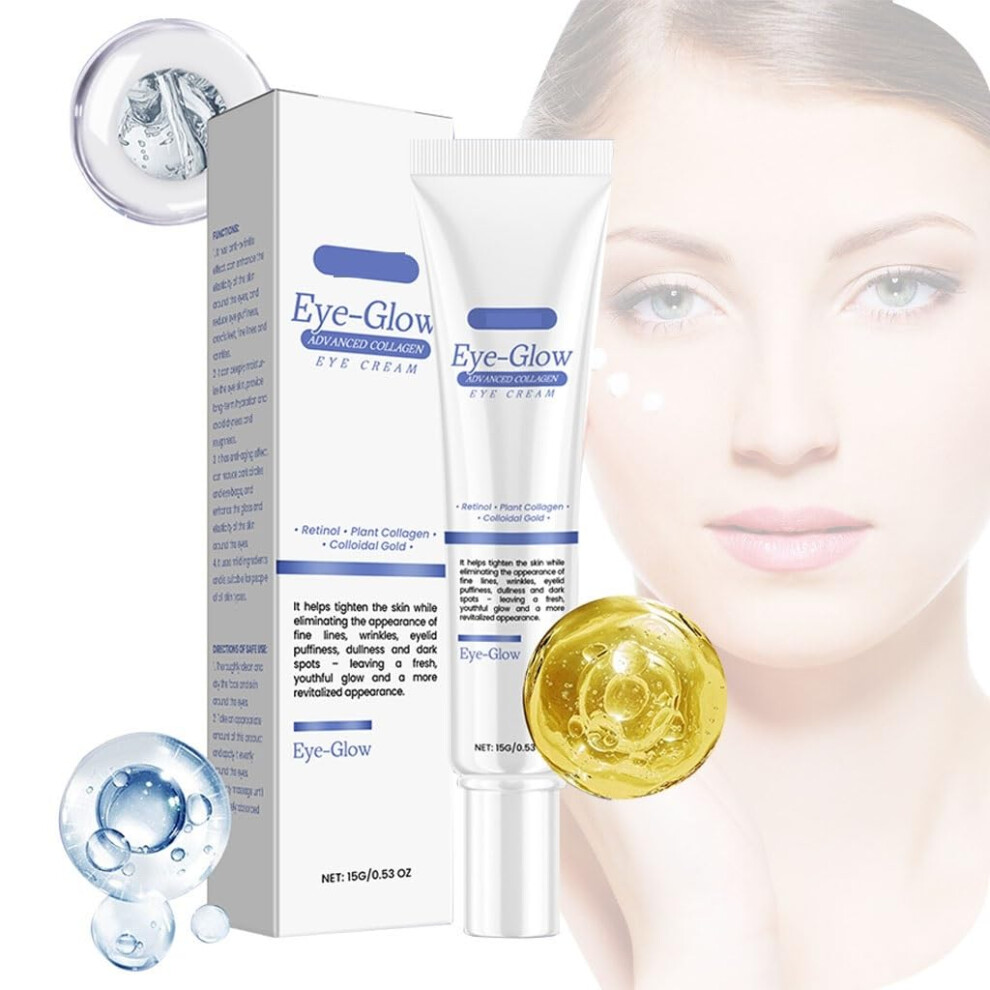 Cream/Dark Firming And Antiaging Eye For Circles, Puffiness And Fine Lines, Improves Elasticity (4Pcs)