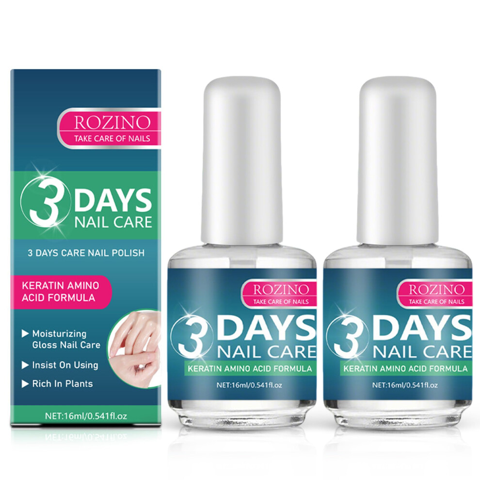 Lavender Nail Strengthener Keratin Treatment Oil For Dry Brittle Nails With Aloe Rosemary