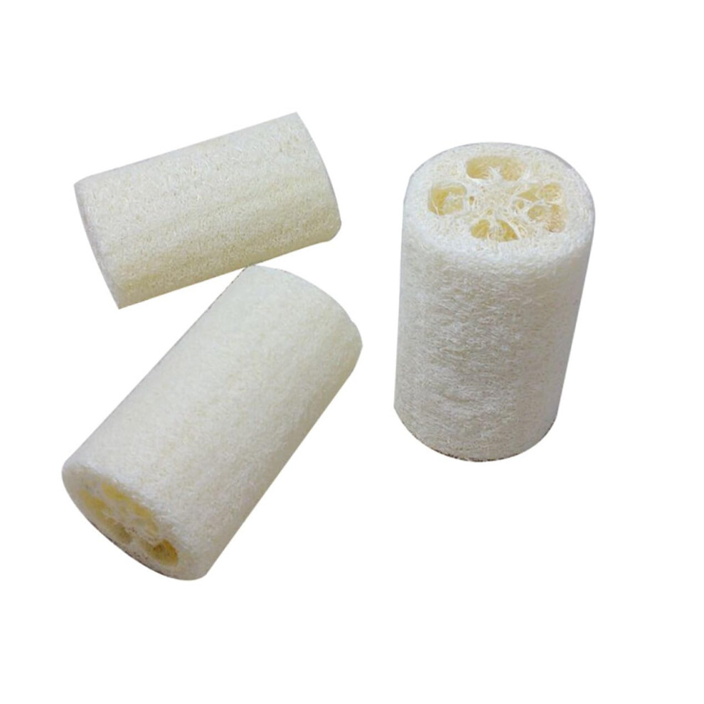 5Pcs Natural Loofah Sponge Bath Shower Body Scrubber for Gentle Skin Exfoliation and Deep Cleansing