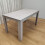 Dining Table Set with 6 White Faux Leather Chairs 2