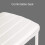 Dining Table Set with 6 White Faux Leather Chairs 5