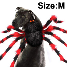 Fantasia de aranha exclusiva para animais de estimação, com oito patas coloridas, perfeita para festivais e diversão.