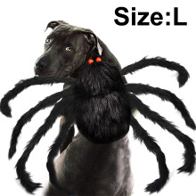 Fantasia de aranha exclusiva para animais de estimação, com oito patas coloridas, perfeita para festivais e diversão.
