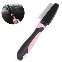 Escova Slicker para animais de estimação, design exclusivo com pente de aço inoxidável de dentes finos para cães e gatos, suave e segura para