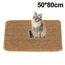 Krabpaal voor aan de muur, gemaakt van natuurlijk sisal met een antislip onderkant, meubelbeschermer voor binnenkatten, geschikt voor diverse