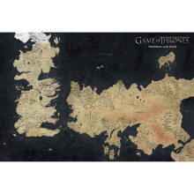 GB eye GBYDCO140 Game of Thrones Westeros Map 61 x 91.5cm Maxi Poster