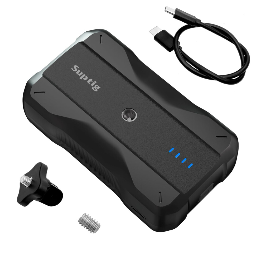 Suptig Portable Charger 9000Mah Battery Pack Power Bank Compatible For Gopro, Canon, Nikon, Dji Osmo, Insta 360, Akaso More Camera, Phone Etc. 744591828642