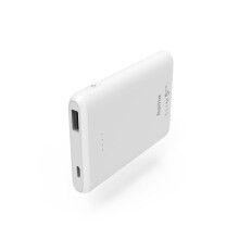 Hama Slim 5HD Power Pack (5000 mAh External Battery, Portable Fast Charge, USB 3.0, Power Bank Compatible with iPhone 14 13 12 11X Samsung Xiaomi