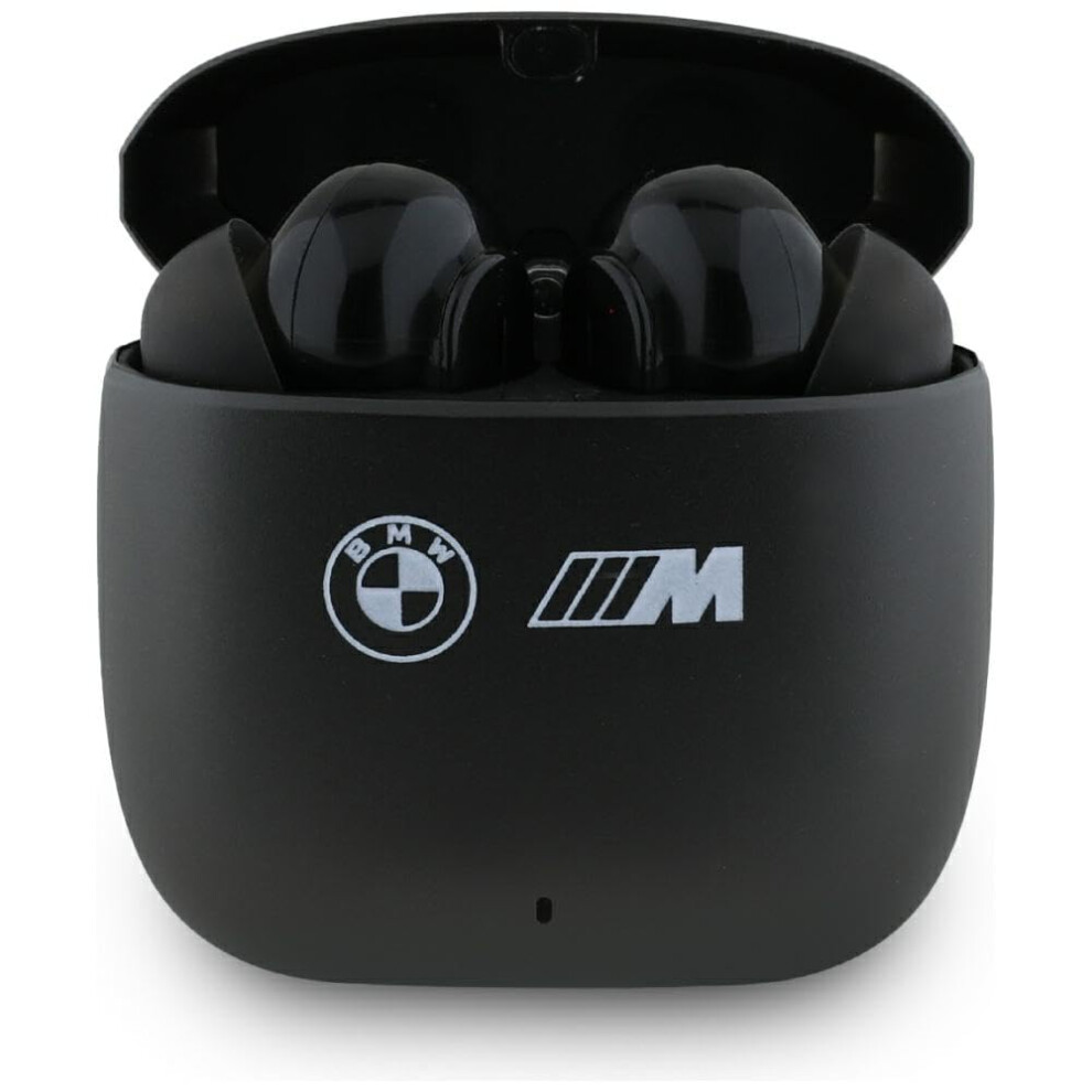 Cg Mobile Bmw M Metal M Logo Print Anc-Enc Bluetooth Tws Headphones (Black) Black 3666339420444