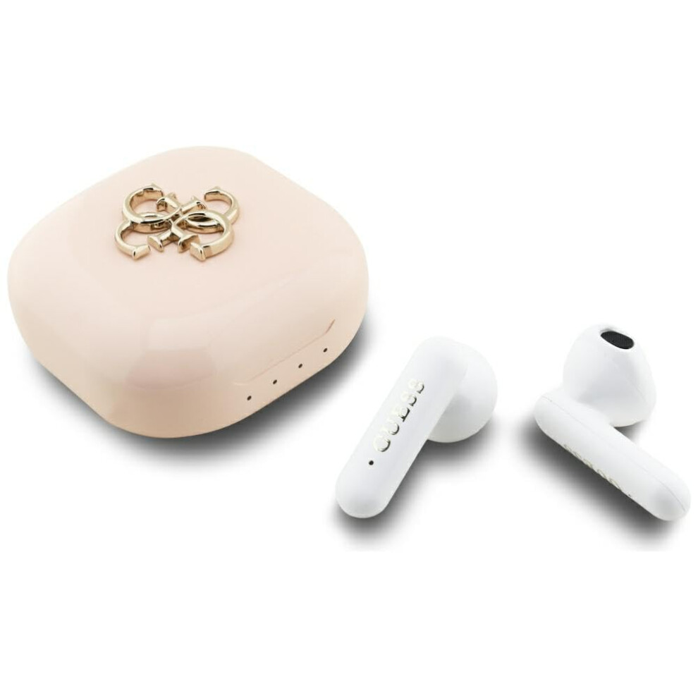 Cg Mobile Guess Earphones Tws 4G Metal Logo (Pink) Pink 3666339534028