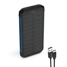 Powerbank Solar PB212W LED - Carga Inalámbrica y Lámpara Integrada para Senderismo