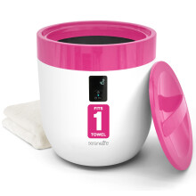 SereneLife Bucket Warmers with Customized Fragrances for Spa and Bathroom, Timer 20/40/60/90 minutes, Fits 1 large Towel, Blanket, Bathrobe, PJs