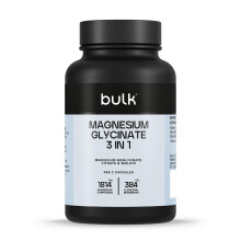 Bulk Magnesium Glycinate 3-in-1 Complex | 1800mg High Absorption | Triple Strength Magnesium with Bisglycinate, Citrate & Malate | Supports Muscle