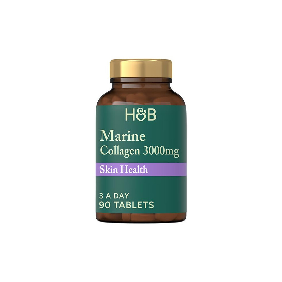 Holland & Barrett Holland And Barrett Marine Collagen With Vitamin C 3000Mg 90 Tablets
