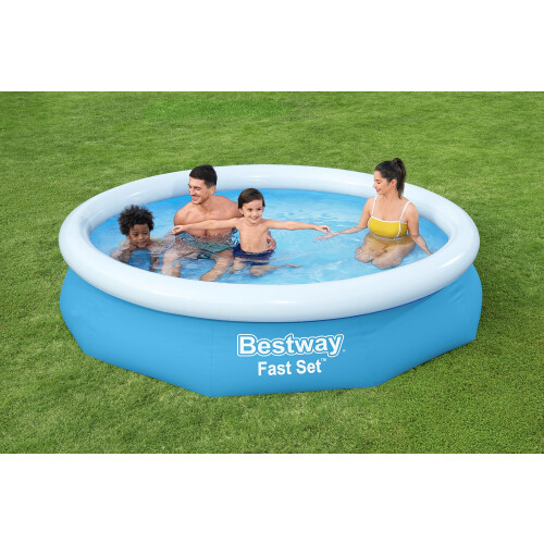 Bestway Bestway Fast Set 10? x 26? Round Inflatable Pool 1