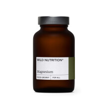 WILD NUTRITION Food-Grown? Magnesium Supplements | Naturally Sourced Pure Magnesium for Sleep, to Support Muscle Recovery and Healthy Bones | 60