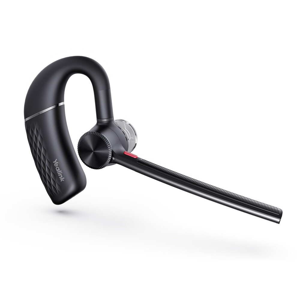 Yealink Bh71 Lite Handsfree Headset Bluetooth Earpiece With 4 Noise Cancelling Microphone, Microsoft Teams Headphones In Ear Wireless Headsets 841885125828
