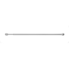 UNIVERSAL Twist and Fit Net curtain Tension Rod, Spring loaded, White, (91-154cm)