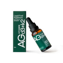 AG1 Vitamin D3 K2 Drops, 25 ?g of Vitamin D3 and 100 ?g of K2 per Serving, Formulated Separately in Oil for Higher Bioavailability | AG1 Athletic