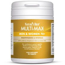 Nature's Best Multi-Max Multivitamin for Age 70+ - Advanced Support with Vitamin C, D and Calcium for Immune Support & Bone Health for Seniors - UK