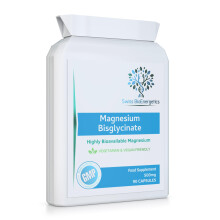 Magnesium Bisglycinate (Glycinate) 500mg - 90 Highly Bioavailable, Maximum Absorption Capsules for Better Sleep, Muscle and Nerve Support Vegan & UK