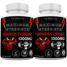 Turkesterone -1300mg Max Strength Ajuga Turkestanica Extract, Vegan, Gluten Free, (Not Turkesterone Capsules) (Pack of 2 (120 Pills))