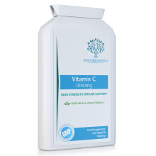 Vitamin C 1000mg 120 Tablets ? High Strength Immune Support contributes to The Reduction of Tiredness and Fatigue and to Normal Energy yielding