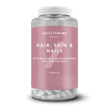 Myvitamins Hair, Skin & Nails Tablets ? Zinc, Selenium, Biotin, Vitamin C, D?, Lutein & MSM ? Supports Hair, Skin & Nail Health & Collagen Formation ?