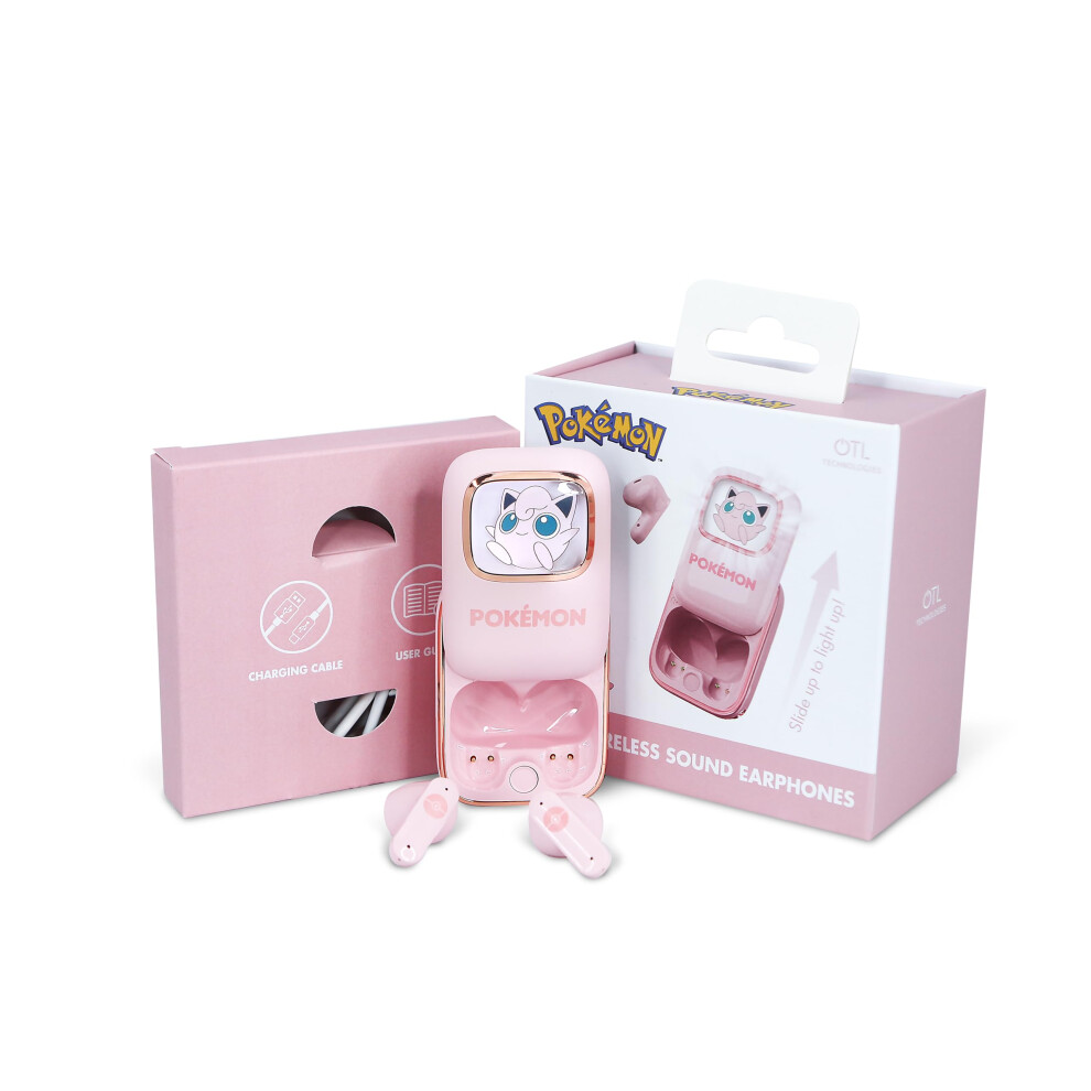 Otl Rosa/Silber Pokemon Jiggly Puff Slide Tws Earphones - Bild 4