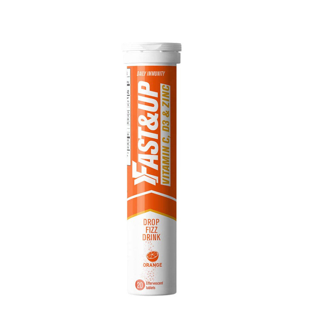Fast&Up Orange Vitamin C + D3 + Zinc Supplement - 3-In-1 Immune Support | Pack Of 1 - Image 5