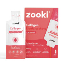 Zooki Marine Collagen Liquid Sachets 5,000mg ? Great Taste, Sugar Free ? High Strength Marine Collagen Supplements for Women & Men ? Skin, Joints &