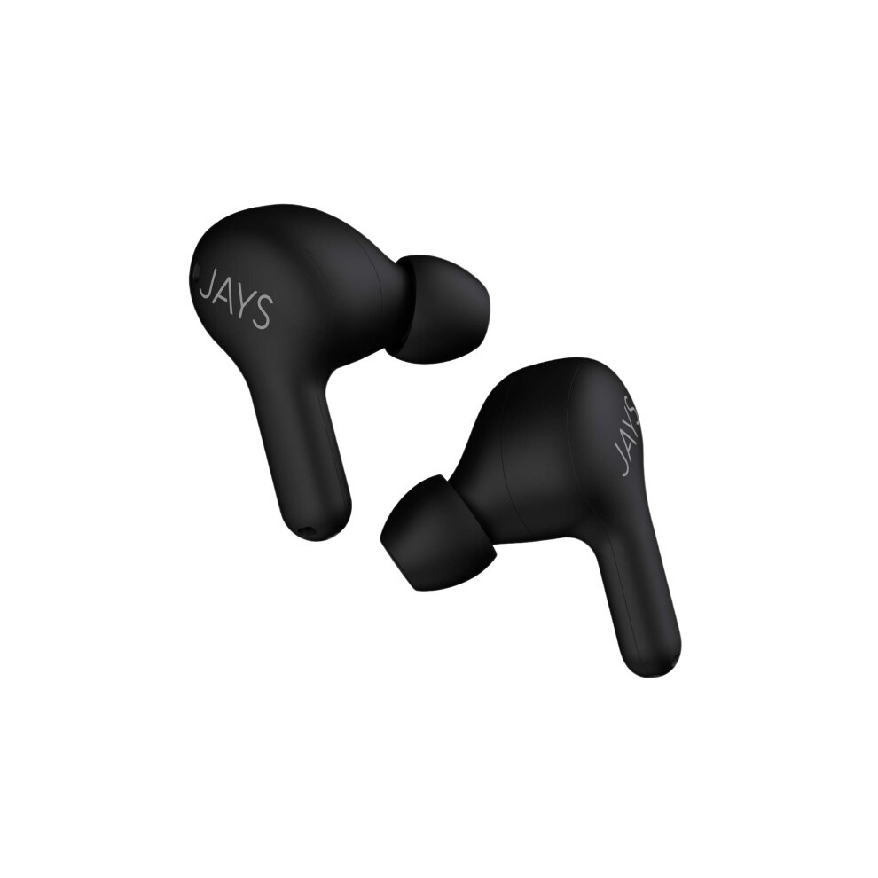 Jays t-Seven Earphones Black True Wireless Bluetooth Noise Cancelling Earbuds - Image 2