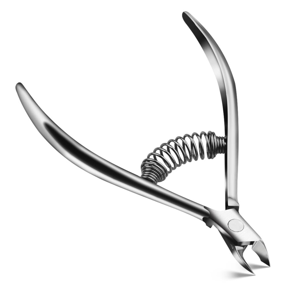 Professional Stainless Steel Cuticle Nipper with Precision Sharp Blade for Manicure and Pedicure