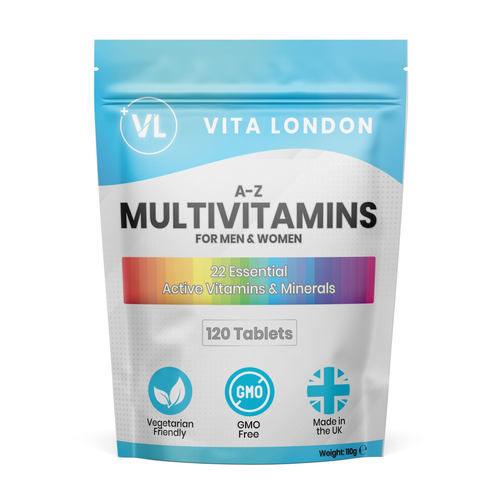 Multivitamins & Minerals - A-Z Men & Women 22 Vitamins - 360 Vegetarian Tablets - Image 5