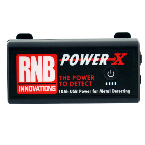 RNB Power-X, USB 10Ah Power Pack for Metal Detectors