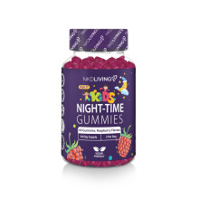 NKD Living Kids Night-Time Gummies ? No Added Sugar - Natural Sleep Support with Magnesium, Chamomile & Lemon Balm ? Calm & Relaxation for Children ?