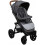 Universal Double Sided Pram Seat Liner Pushchair Buggy Graphite/Forest Friends 3