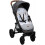 Universal Double Sided Pram Seat Liner Pushchair Buggy Graphite/Forest Friends 2