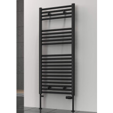 Luxury Premium Black Flat Heated Towel Radiator Rail, Central Heating Ladder,Central Heating Towel Warmer (500 * 1200)